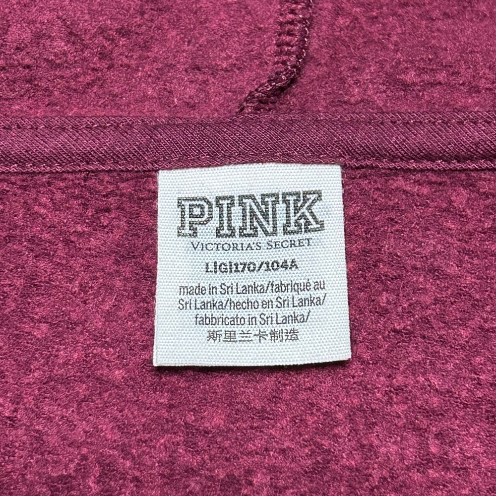 PINK Victoria's Secret Maroon Hoodie - Picture 2 of 2